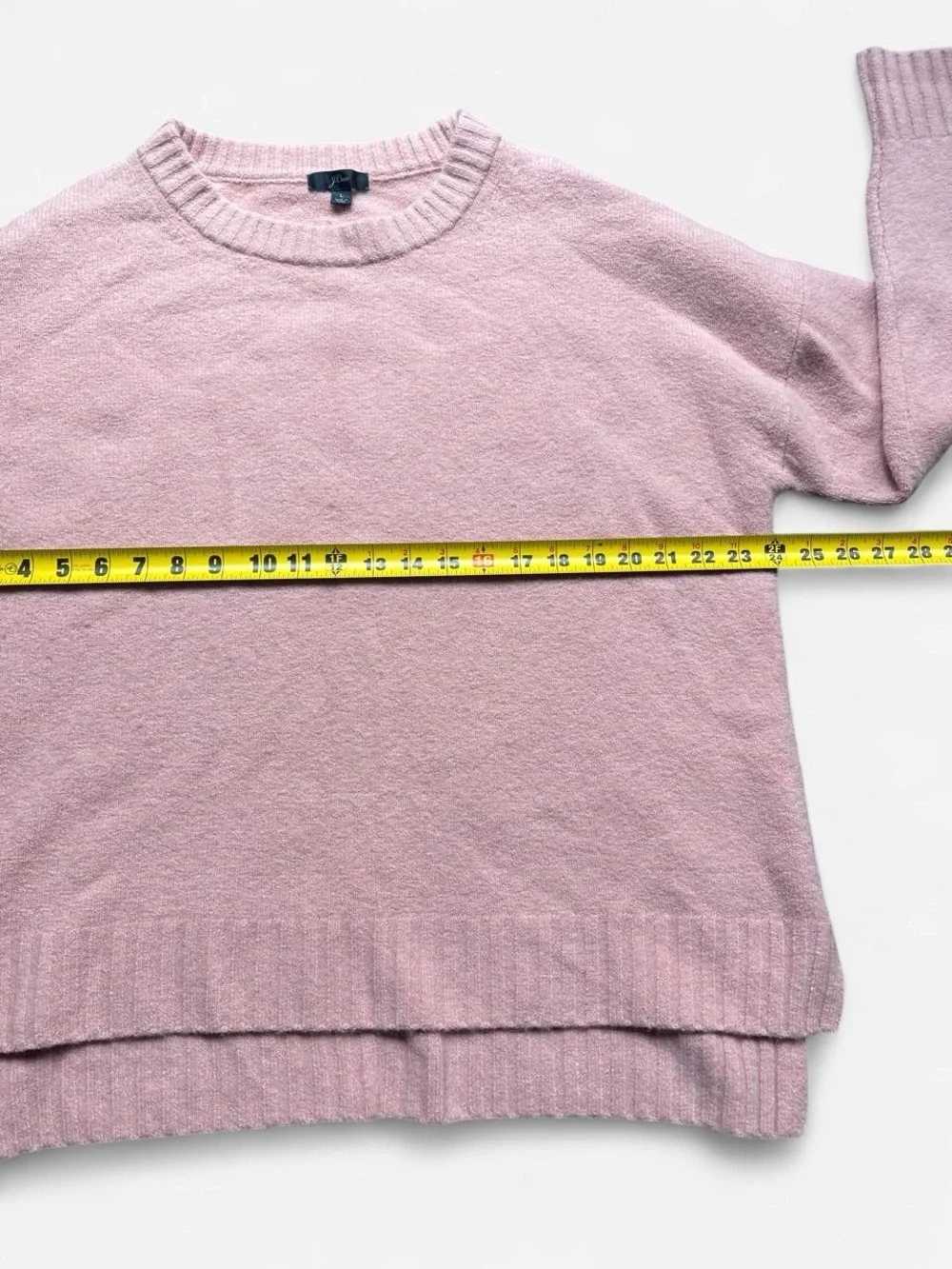 J Crew Super-soft Merino Alpaca Blend Crewneck Sweater Relaxed Fit Sz L